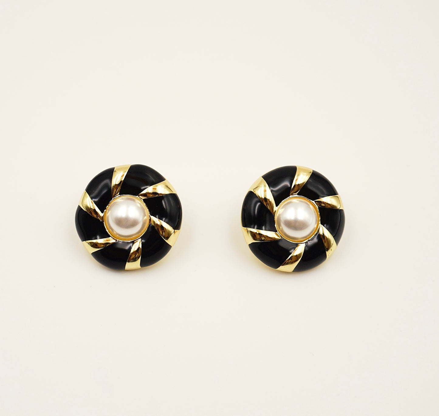 Vintage Large Stud Earrings
