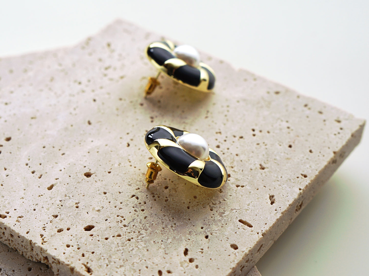 Vintage Large Stud Earrings