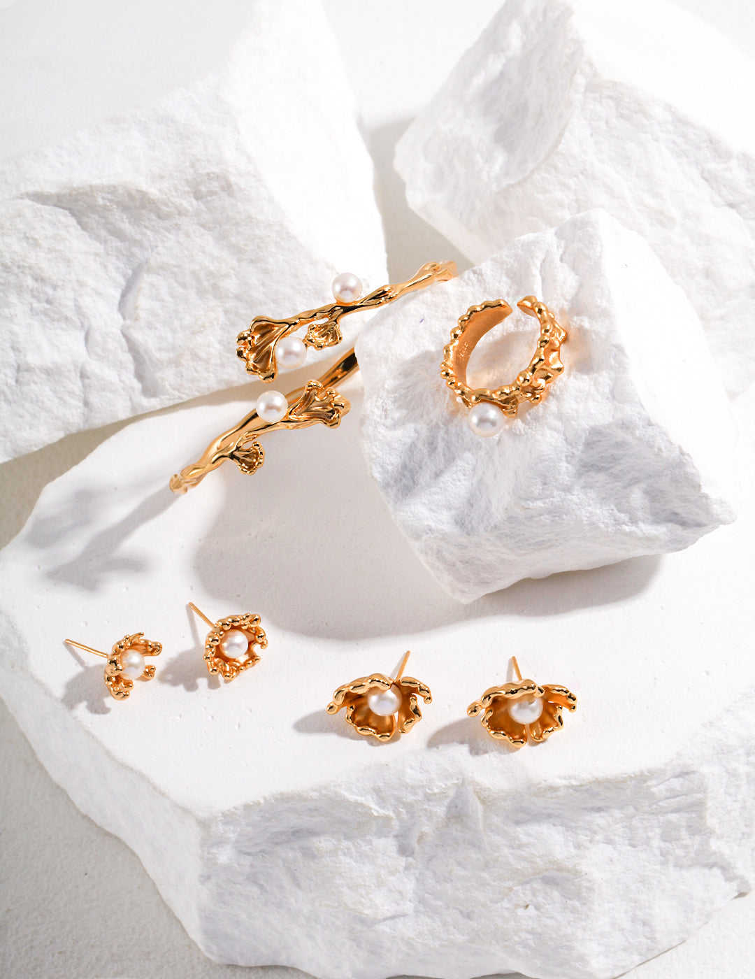 Small Floral Earring Studs